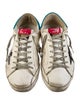 Golden Goose Leather Colorblock Pattern Sneakers