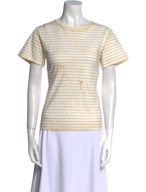 Golden Goose Striped Crew Neck T-Shirt