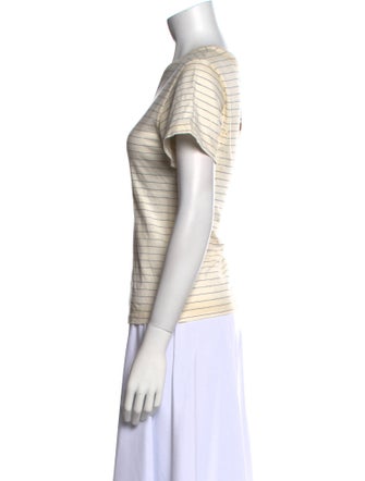 Golden Goose Striped Crew Neck T-Shirt