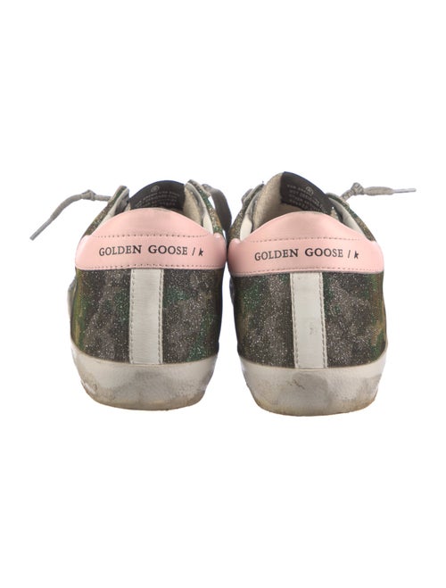 Golden Goose Glitter Printed Sneakers