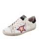 Golden Goose Leather Distressed Accents Sneakers