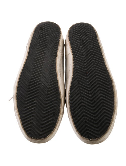 Golden Goose Leather Distressed Accents Sneakers