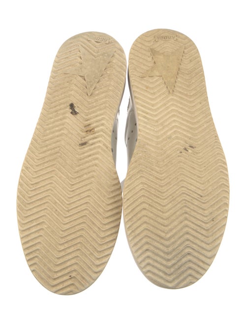 Golden Goose Leather Colorblock Pattern Sneakers