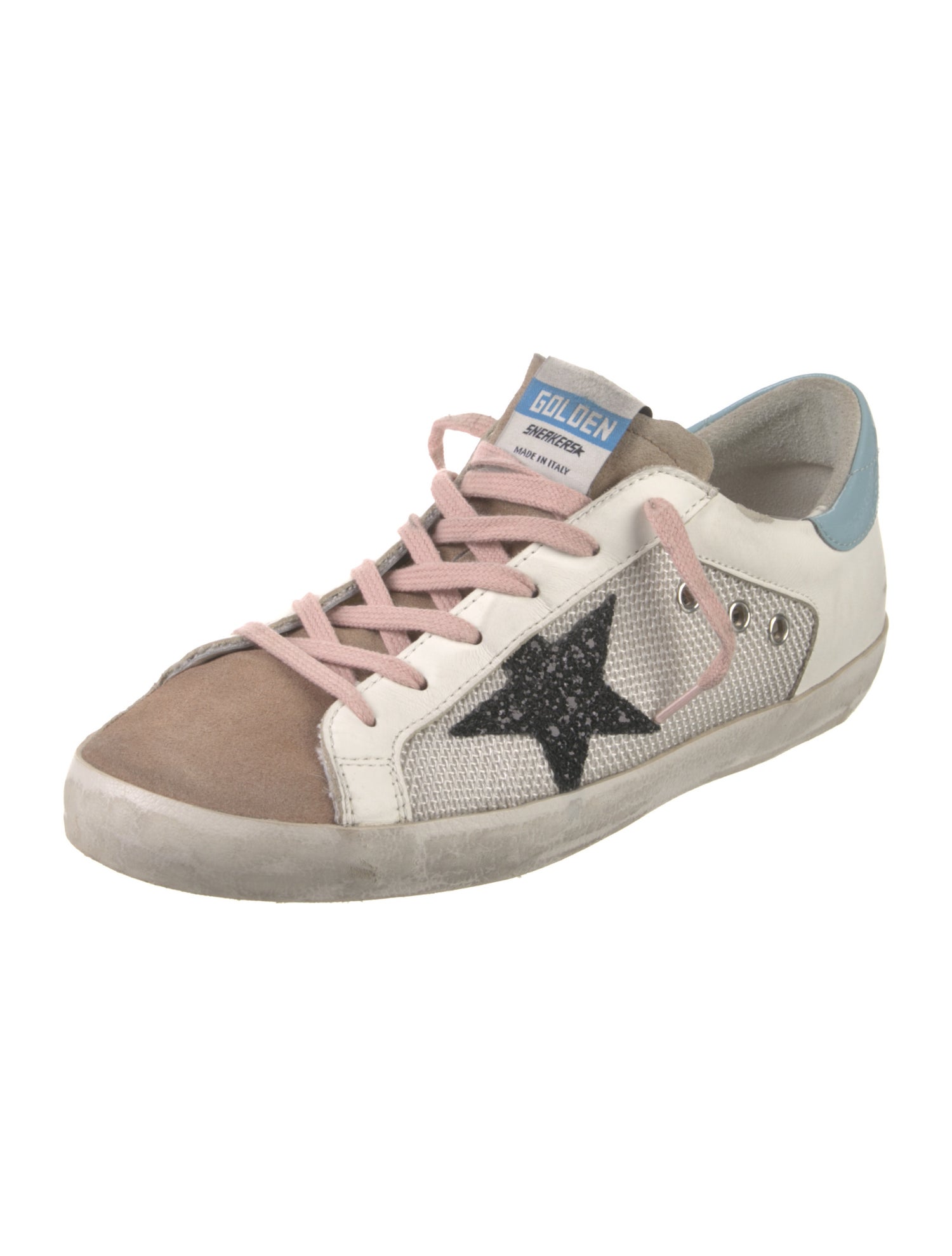 Golden Goose Suede Printed Sneakers