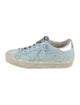 Golden Goose Suede Colorblock Pattern Sneakers