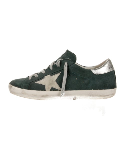 Golden Goose Suede Distressed Accents Sneakers