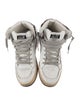 Golden Goose Leather Animal Print Chunky Sneakers