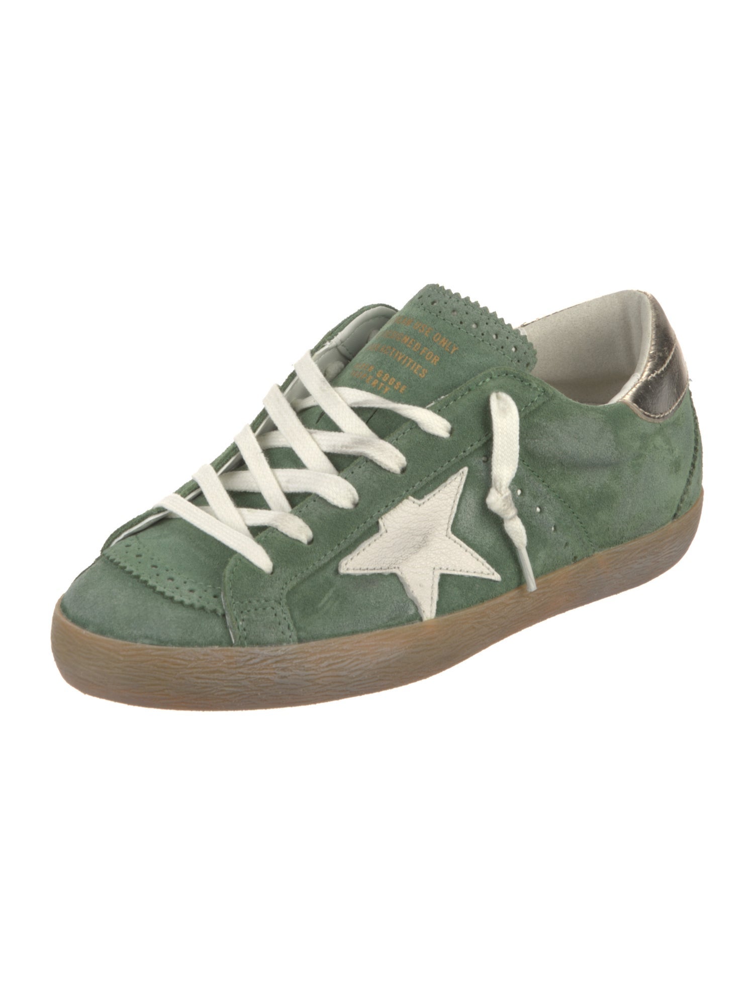 Golden Goose Suede Graphic Print Sneakers