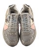 Golden Goose Glitter Colorblock Pattern Athletic Sneakers