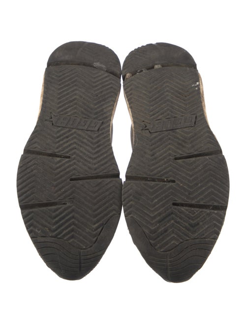 Golden Goose Glitter Colorblock Pattern Athletic Sneakers