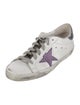 Golden Goose Leather Distressed Accents Sneakers