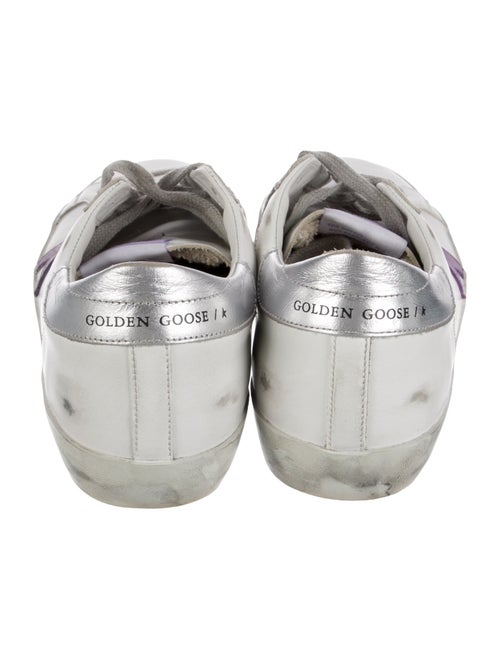Golden Goose Leather Distressed Accents Sneakers