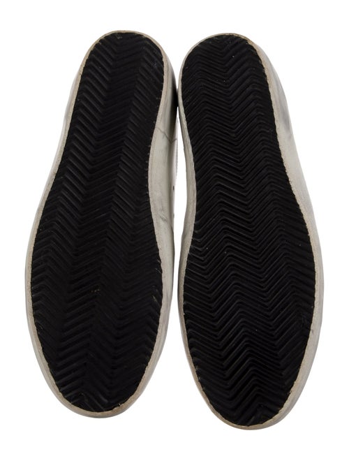 Golden Goose Leather Distressed Accents Sneakers