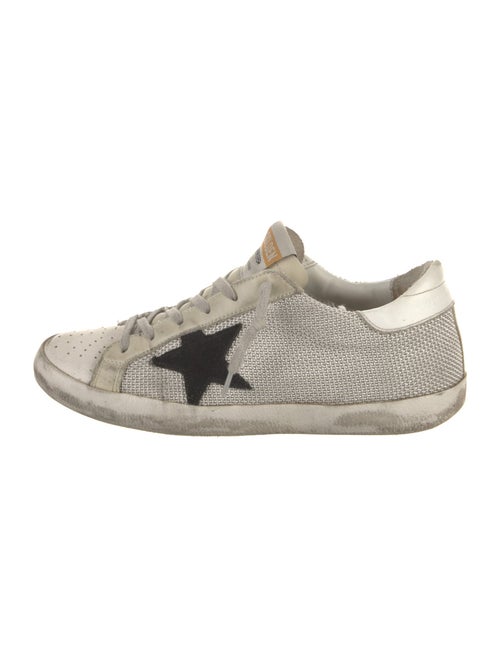 Golden Goose Mesh Graphic Print Sneakers