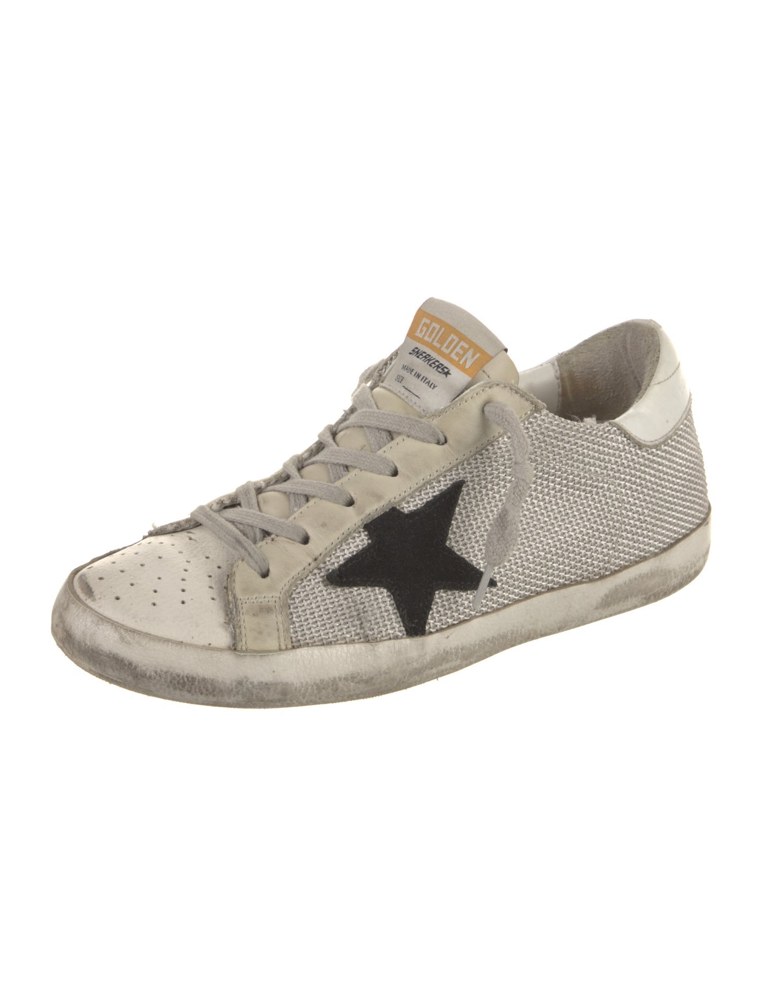 Golden Goose Mesh Graphic Print Sneakers
