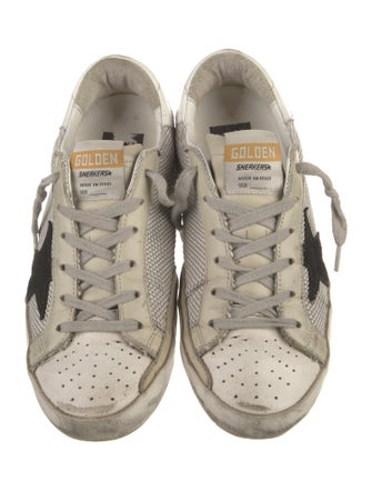 Golden Goose Mesh Graphic Print Sneakers