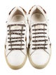 Saint Laurent Leather Animal Print Sneakers