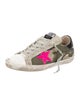 Golden Goose Leather Printed Sneakers