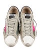 Golden Goose Leather Printed Sneakers