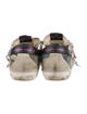 Golden Goose Leather Printed Sneakers