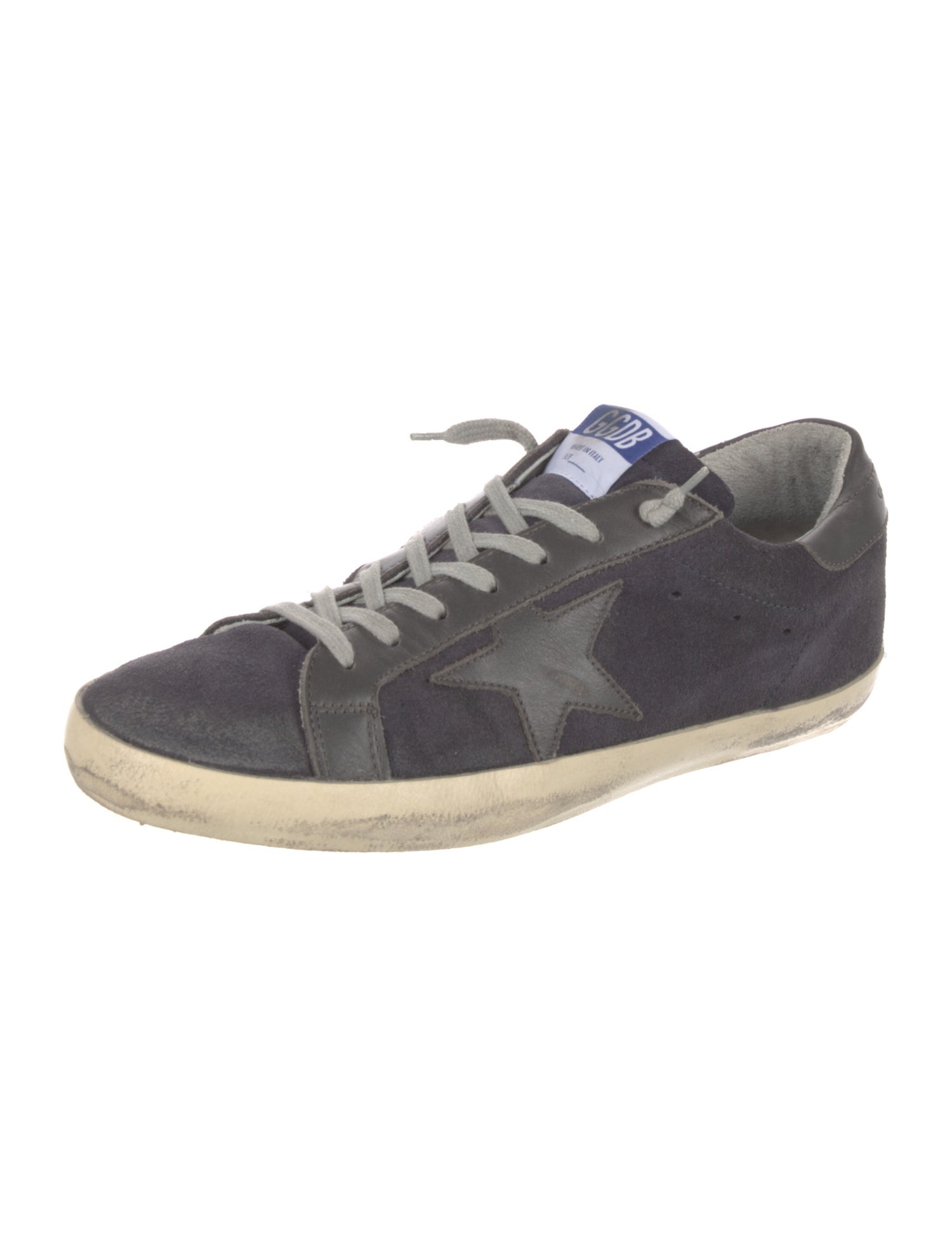 Golden Goose Suede Distressed Accents Sneakers