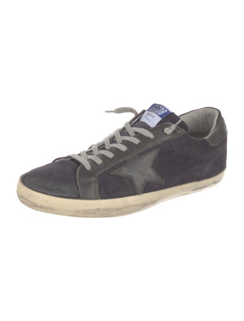 Golden Goose Suede Distressed Accents Sneakers