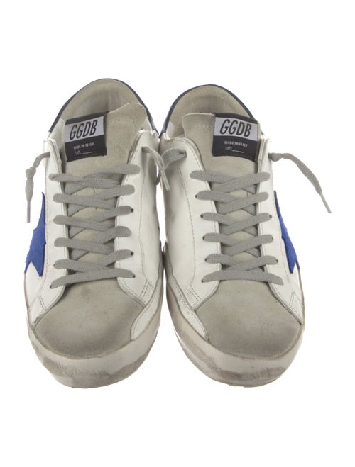 Golden Goose Leather Colorblock Pattern Sneakers