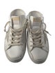 Golden Goose Leather Graphic Print Sneakers