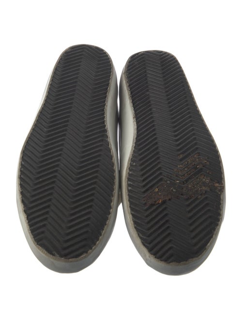 Golden Goose Leather Graphic Print Sneakers