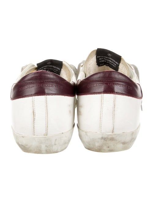 Golden Goose Leather Distressed Accents Sneakers