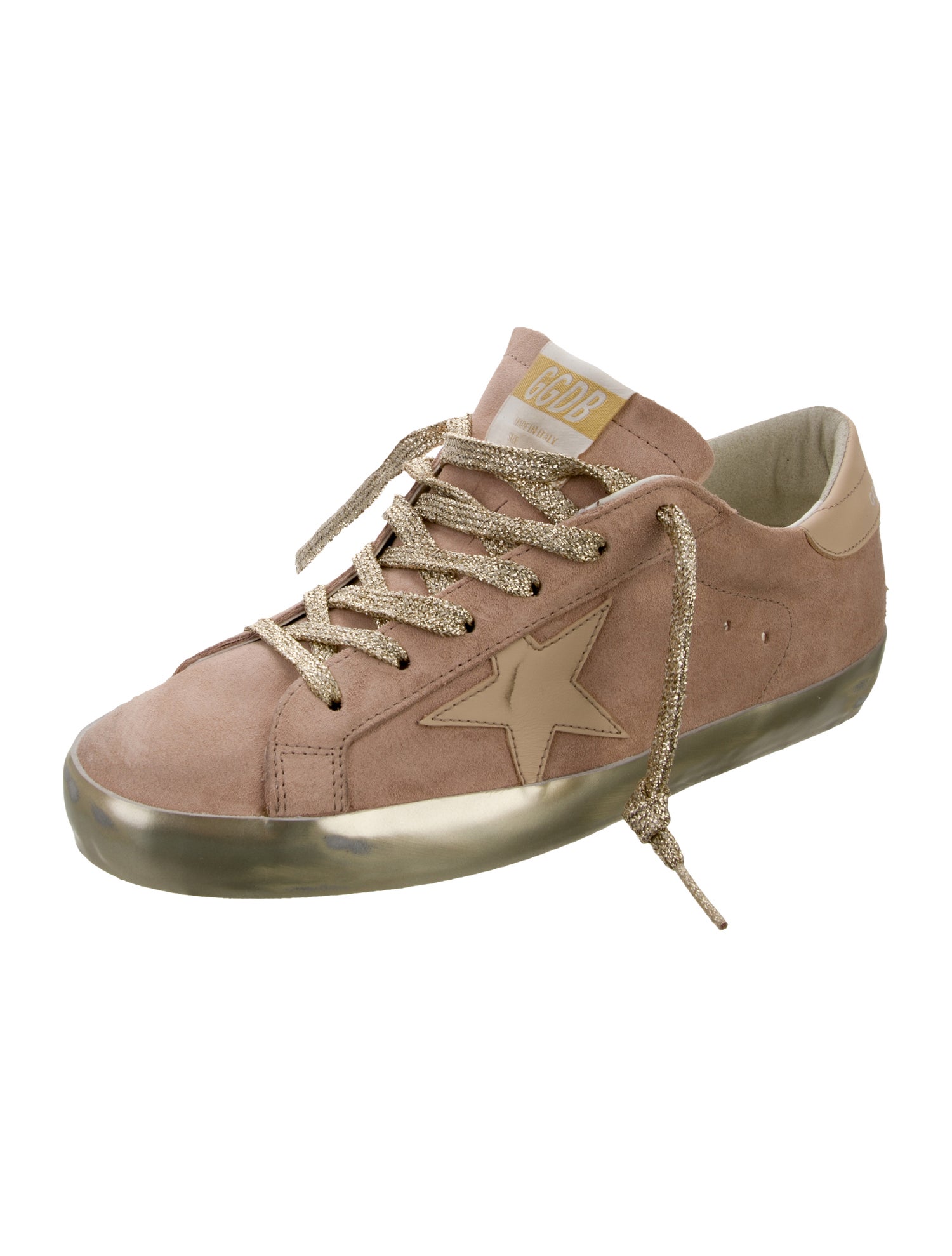 Golden Goose Suede Distressed Accents Sneakers w/ Tags