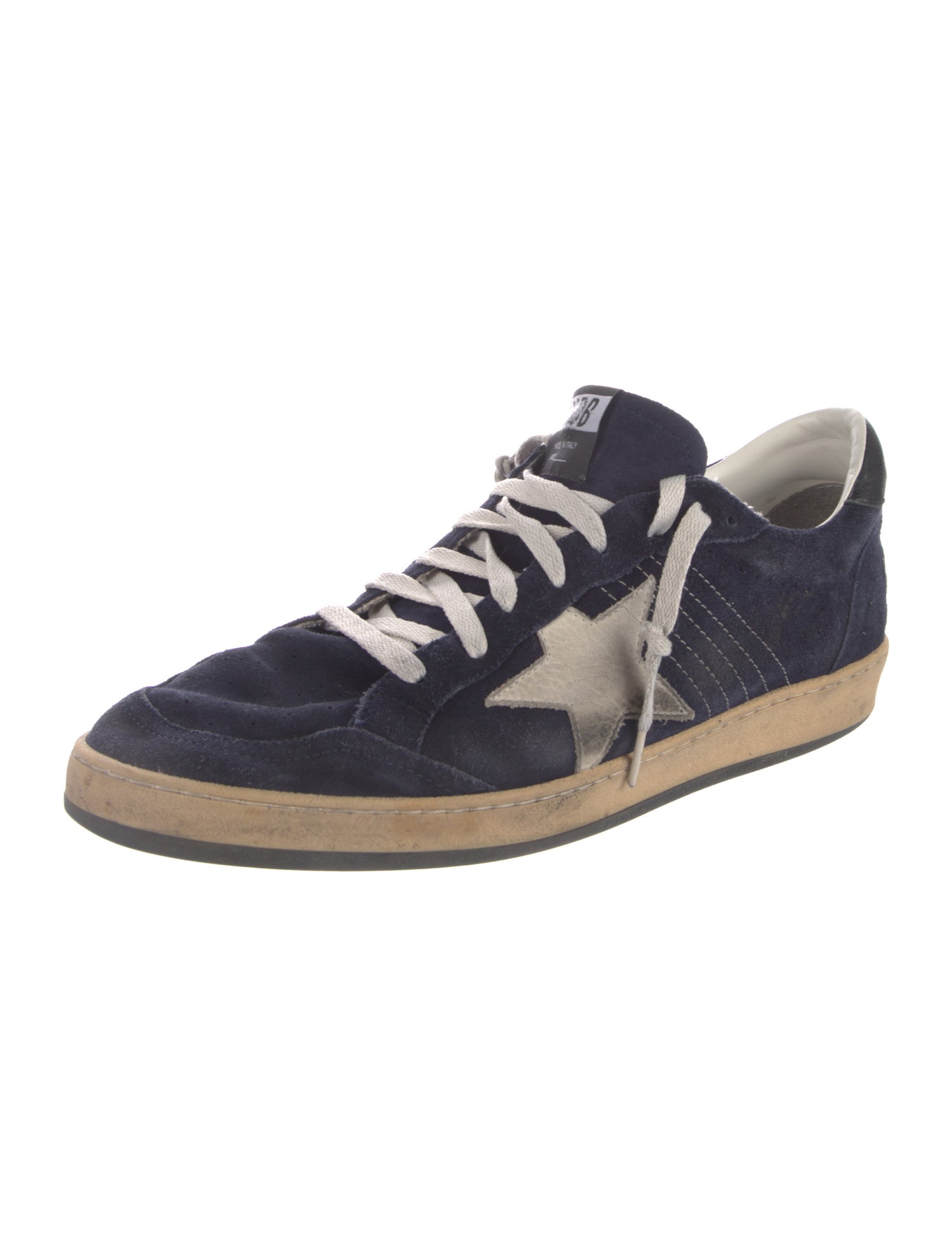 Golden Goose Suede Distressed Accents Sneakers