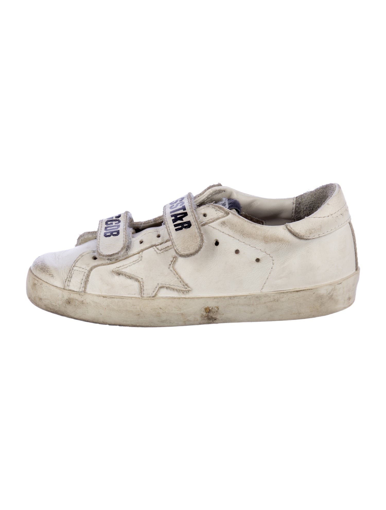 Golden Goose Boys' Distressed Leather Low Top Sneakers
