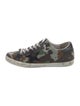 Golden Goose Canvas Printed Sneakers