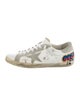 Golden Goose Leather Printed Sneakers