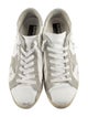 Golden Goose Leather Printed Sneakers