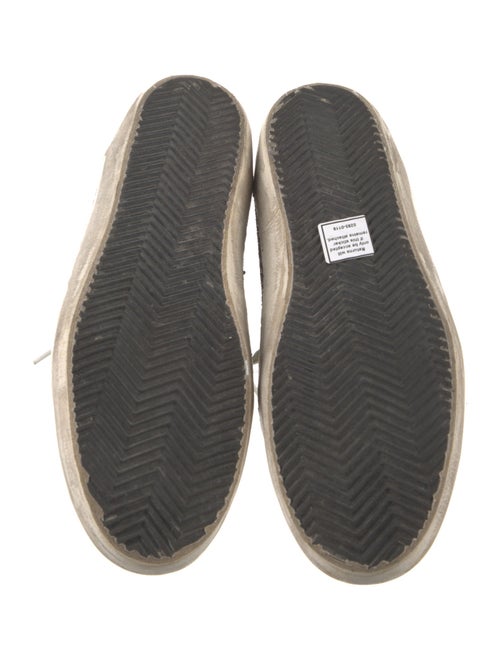 Golden Goose Glitter Printed Wedge Sneakers