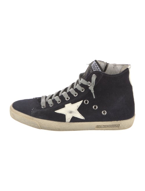 Golden Goose Suede Distressed Accents Sneakers