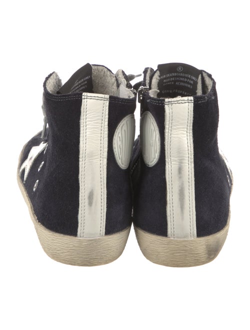 Golden Goose Suede Distressed Accents Sneakers