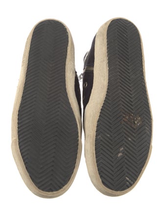 Golden Goose Suede Distressed Accents Sneakers