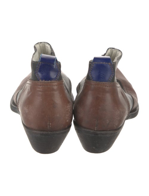 Golden Goose Leather Colorblock Pattern Chelsea Boots