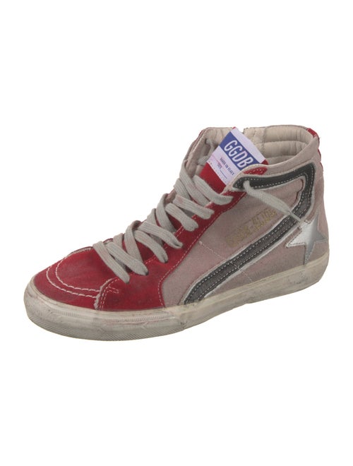 Golden Goose Suede Printed Sneakers