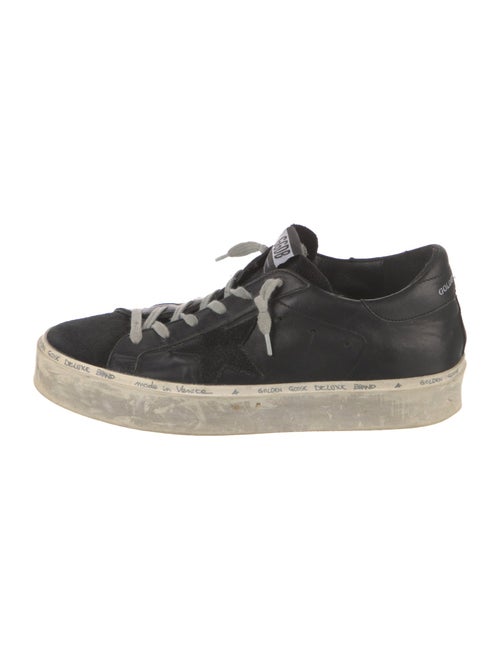 Golden Goose Leather Distressed Accents Sneakers