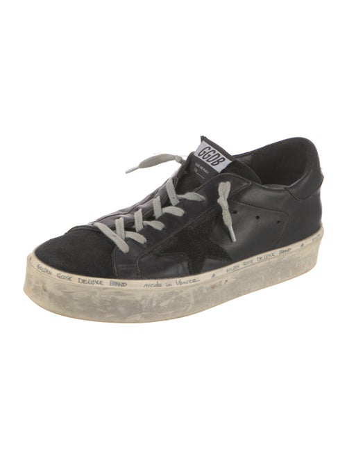 Golden Goose Leather Distressed Accents Sneakers