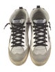 Golden Goose Leather Printed Sneakers