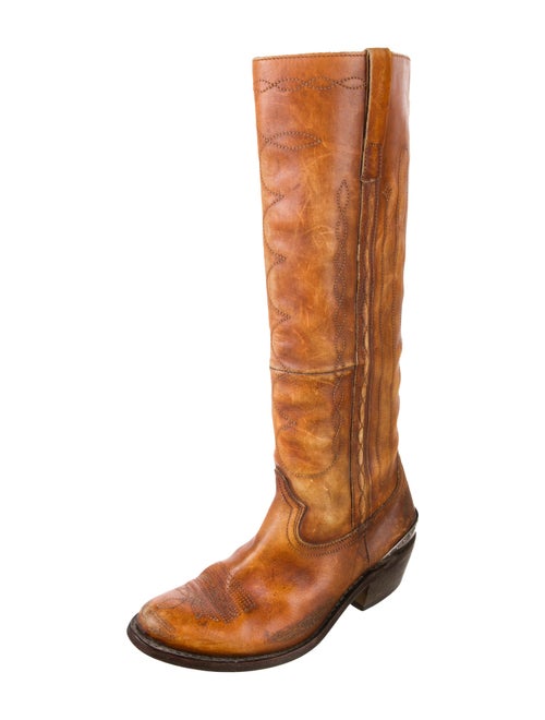 Golden Goose Leather Western Boots