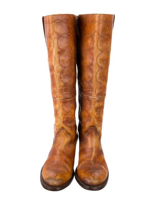 Golden Goose Leather Western Boots