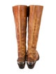 Golden Goose Leather Western Boots
