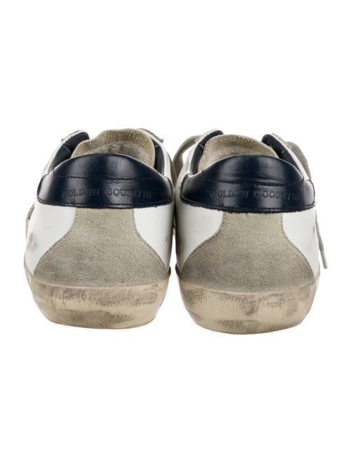 Golden Goose Leather Printed Sneakers