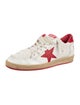 Golden Goose Leather Printed Sneakers